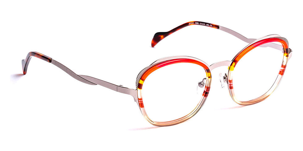 J.F. Rey® Jaqui JFR Jaqui 3005 51 - 3005 Gradient Red/Shiny Gunmetal Eyeglasses
