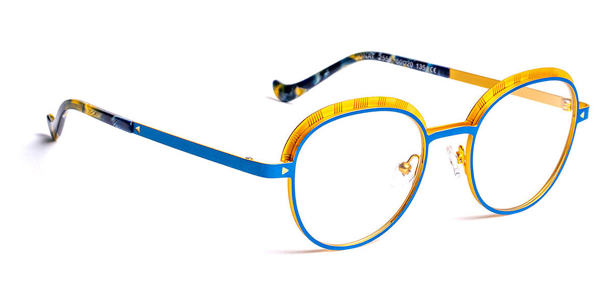 J.F. Rey® Jonat JFR Jonat 2550 50 - 2550 Blue/Gold Eyeglasses