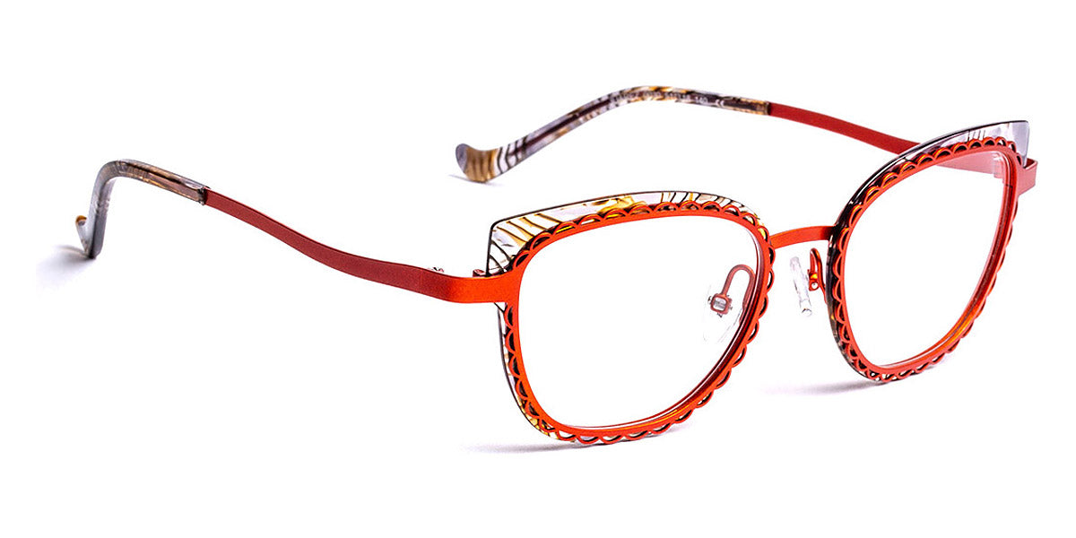 J.F. Rey® Juarez JFR Juarez 0030 51 - 0030 Red Black Eyeglasses