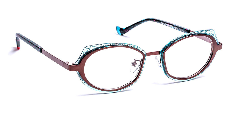 J.F. Rey® Kaily JFR Kaily 9025 50 - 9025 Brown/Turquoise Eyeglasses