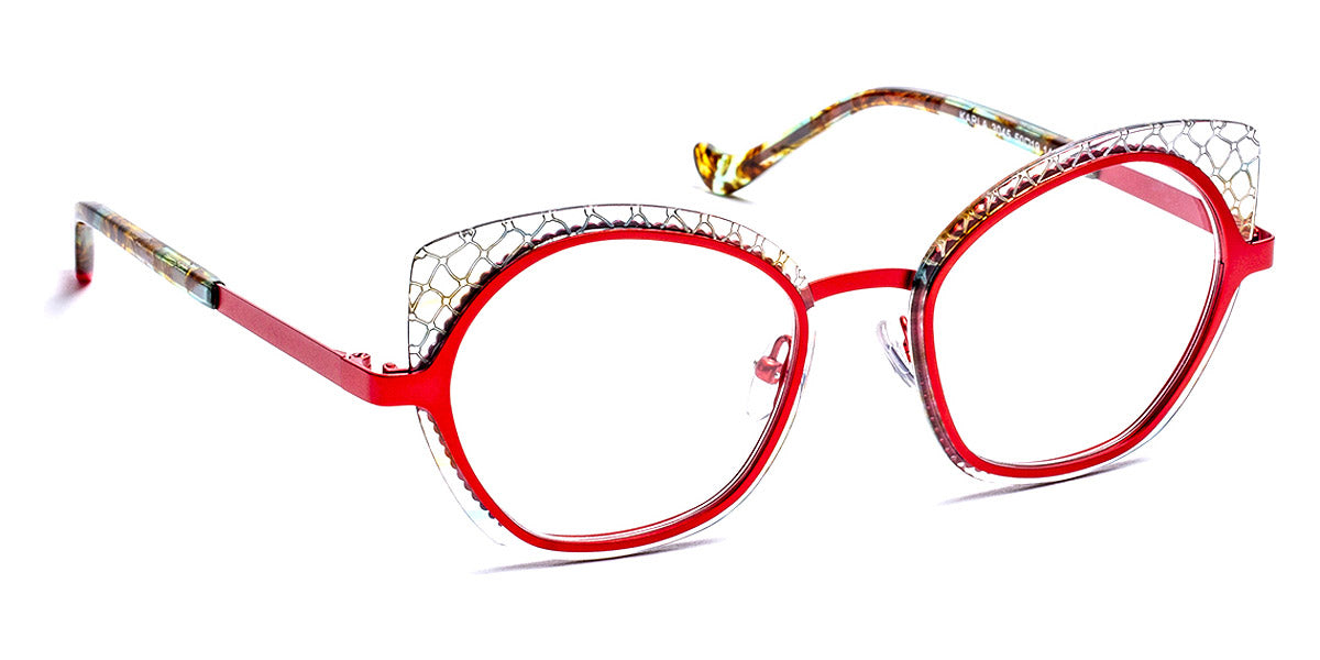 J.F. Rey® Karla JFR Karla 3045 50 - 3045 Red/Light Green Eyeglasses