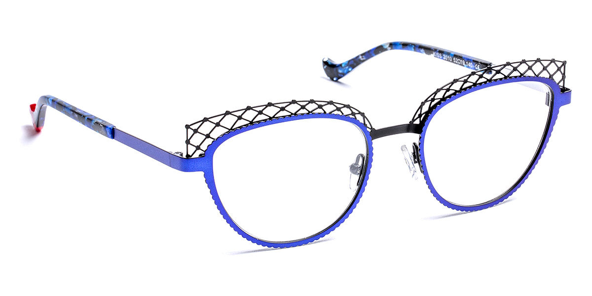 J.F. Rey® Kiss JFR Kiss 2010 52 - 2010 Blue/Black/Silver Eyeglasses