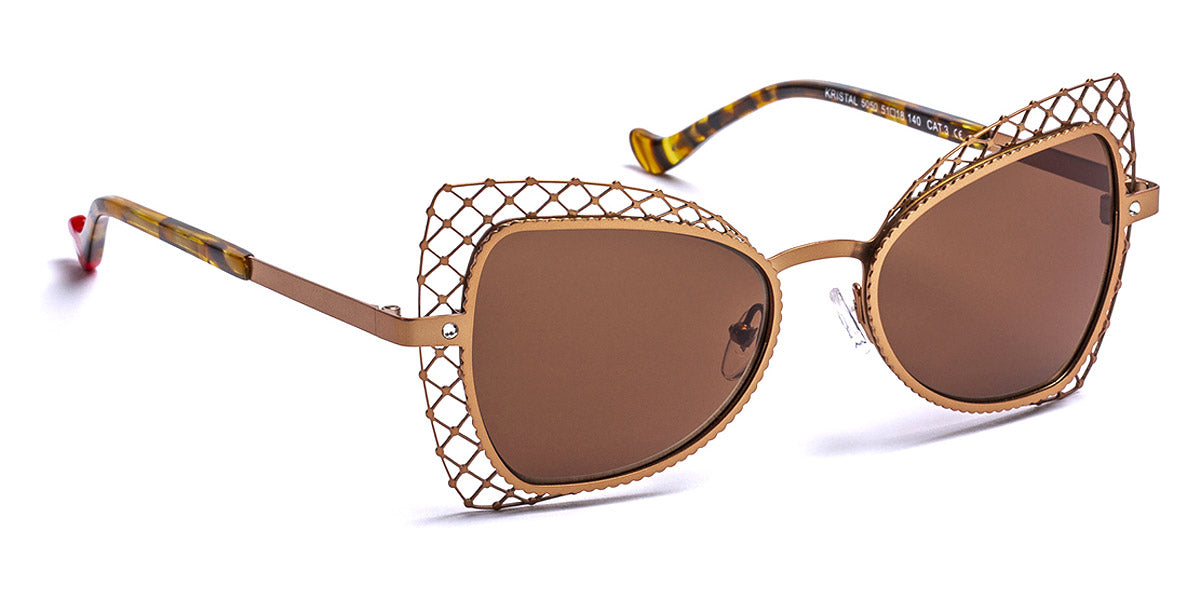 J.F. Rey® Kristal JFR Kristal 5050 51 - 5050 Satin Pink Gold Sunglasses