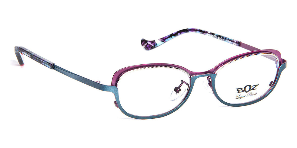 J.F. Rey® Laly JFR Laly 2070 51 - 2070 Blue/Plum/Gold Eyeglasses