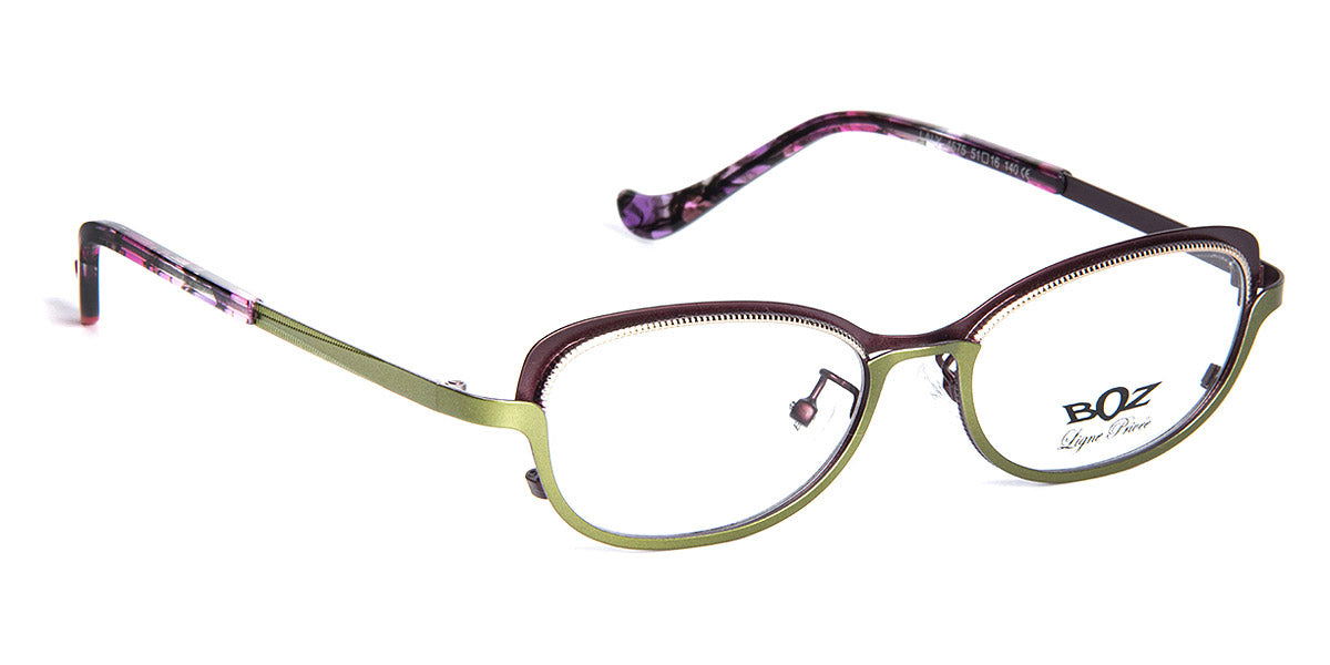 J.F. Rey® Laly JFR Laly 4575 51 - 4575 Khaki/Prune/Orange Eyeglasses