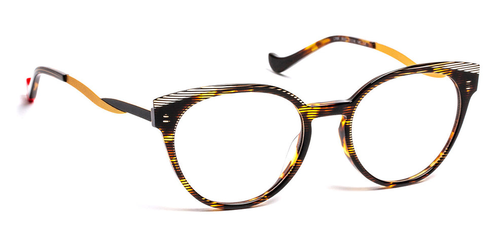 J.F. Rey® Livia JFR Livia 9000 51 - 9000 Demi/Stripes Black Eyeglasses