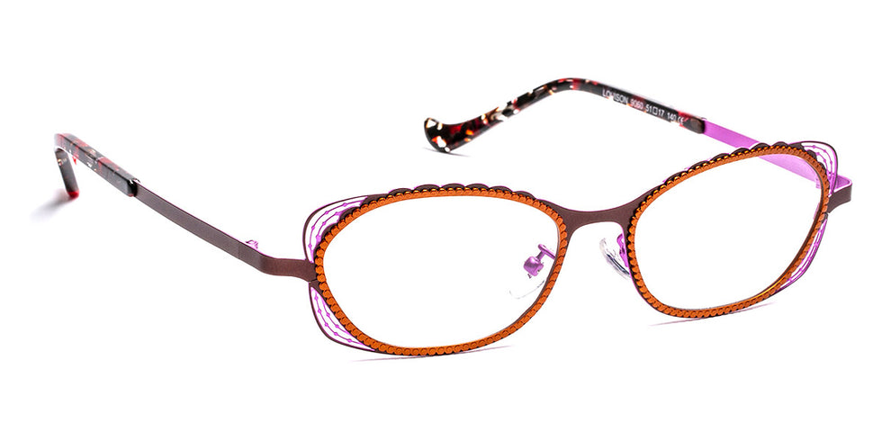 J.F. Rey® Louison JFR Louison 9060 51 - 9060 Light Brown/Copper/Light Pink Eyeglasses