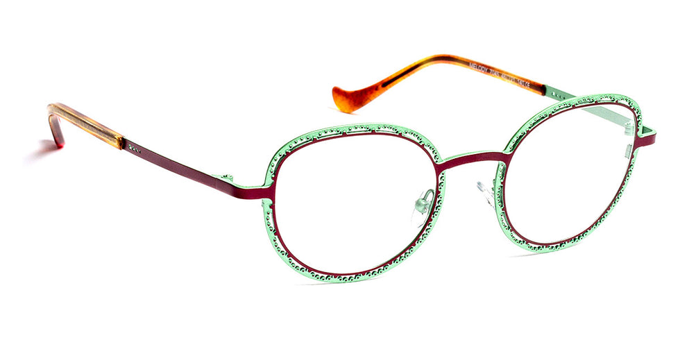 J.F. Rey® Melody JFR Melody 7045 46 - 7045 Plum/Jade Eyeglasses