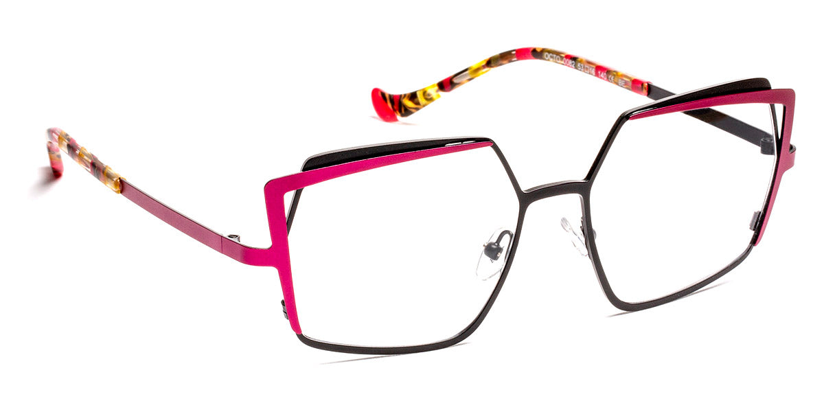 J.F. Rey® Octo JFR Octo 0082 53 - 0082 Black/Fuchsia Eyeglasses