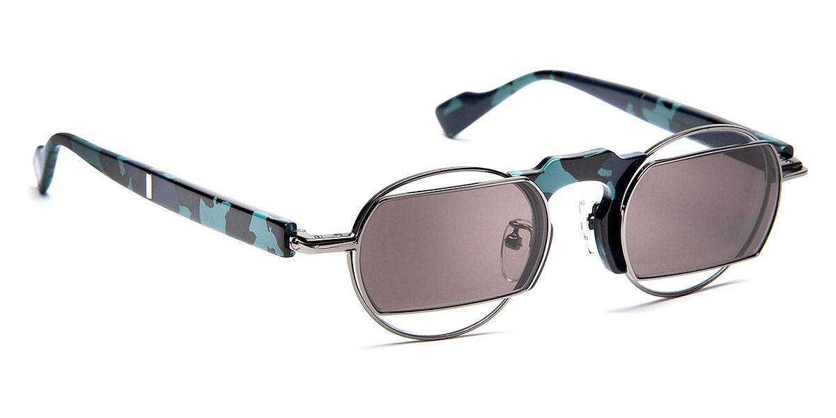 J.F. Rey® HKXJF01 JFR HKXJF01 2505 47 - 2505 Col Blue/Shiny Gunmetal Sunglasses