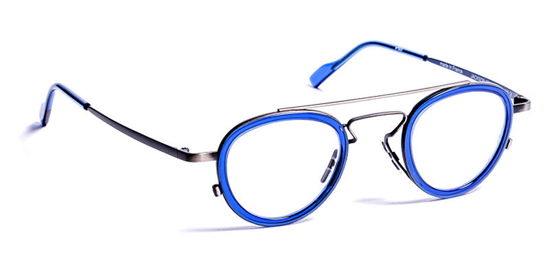 J.F. Rey® Jackson JFR Jackson 0520 44 - 0520 Brushed Gunmetal/Blue Eyeglasses