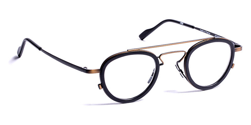 J.F. Rey® Jackson JFR Jackson 6500 44 - 6500 Brushed Bronze/Matte Black Eyeglasses