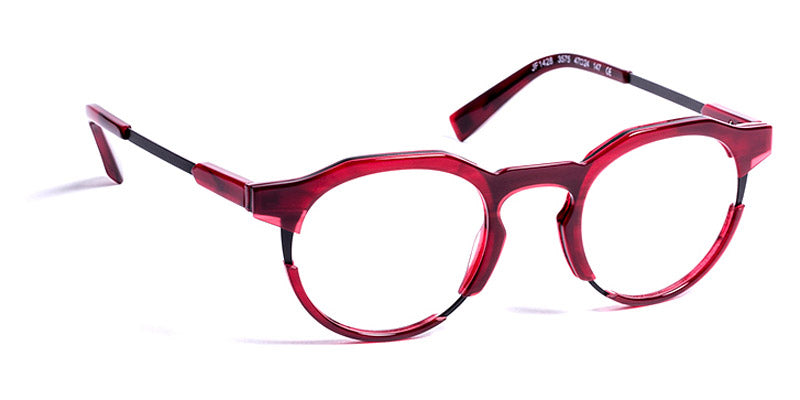 J.F. Rey® JF1428 JFR JF1428 3575 47 - 3575 Red/Black Eyeglasses
