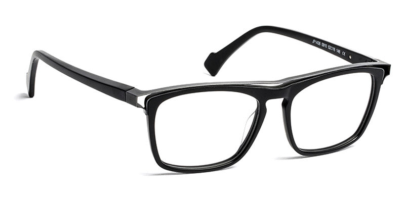 J.F. Rey® JF1438 JFR JF1438 0910 52 - 0910 Black/Antic Silver Eyeglasses