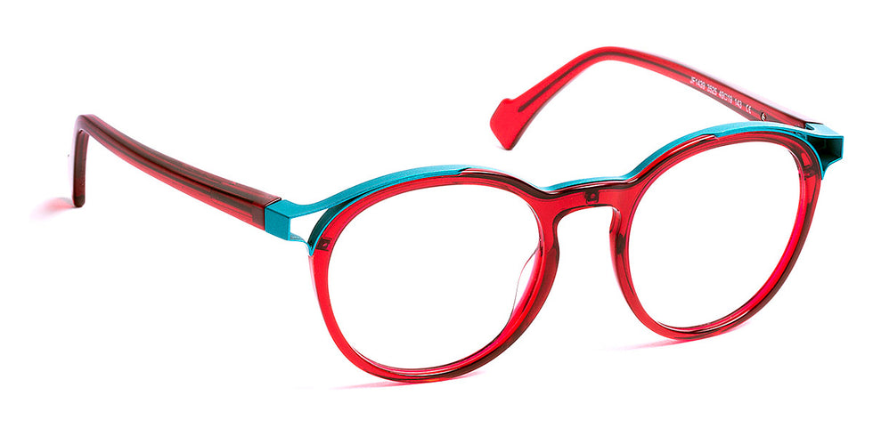 J.F. Rey® JF1439 JFR JF1439 3525 48 - 3525 Red/Turquoise Eyeglasses