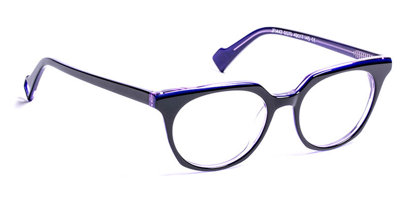 J.F. Rey® JF1447 JFR JF1447 0070 49 - 0070 Black/Purple Eyeglasses