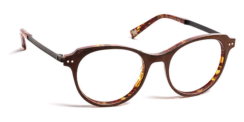 J.F. Rey® JF1457 JFR JF1457 9030 50 - 9030 Brown Leather/Red Lace Eyeglasses