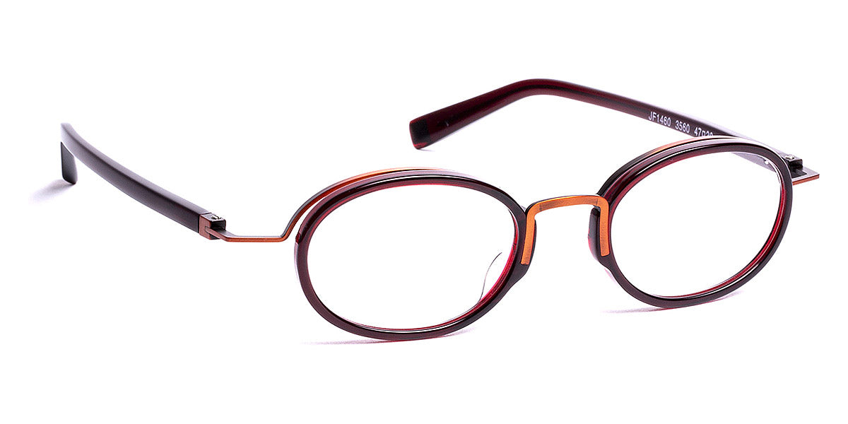 J.F. Rey® JF1460 JFR JF1460 3560 47 - 3560 Red/Brushed Copper Eyeglasses