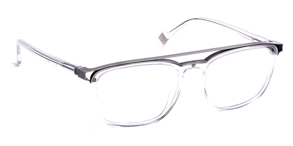 J.F. Rey® JF1469 JFR JF1469 1015 56 - 1015 Crystal/Antic Silver Eyeglasses