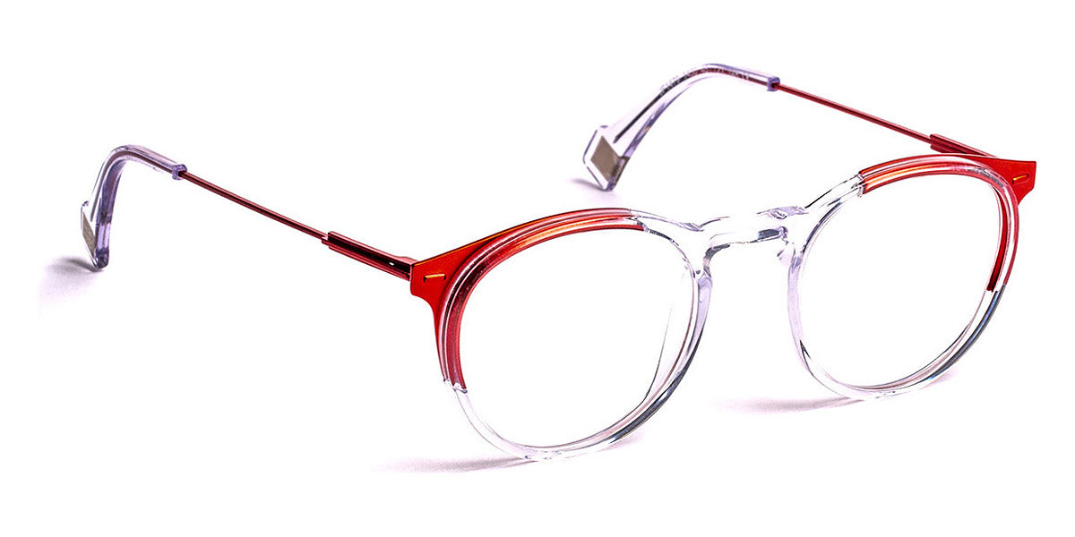 J.F. Rey® JF1479 JFR JF1479 1430 48 - 1430 Crystal/Red Eyeglasses