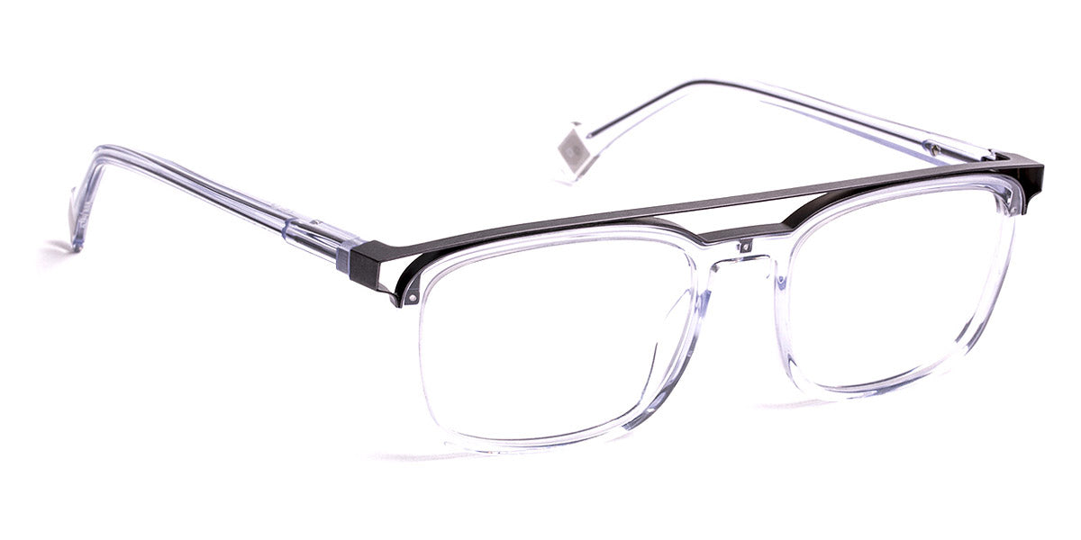 J.F. Rey® JF1485 JFR JF1485 1005 52 - 1005 Crystal/Antic Silver Eyeglasses