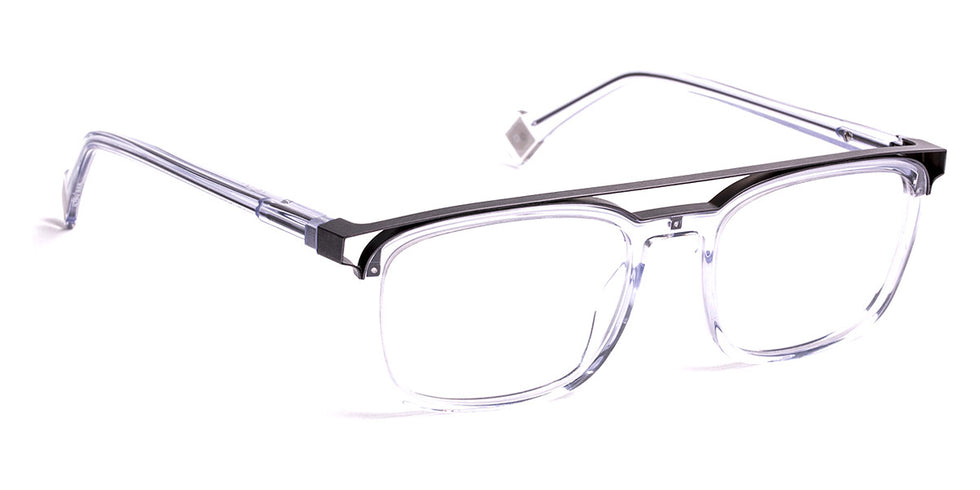 J.F. Rey® JF1485 JFR JF1485 1005 52 - 1005 Crystal/Antic Silver Eyeglasses