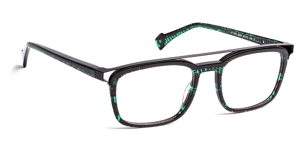 J.F. Rey® JF1485 JFR JF1485 4500 52 - 4500 Tissue Green/Orange/Matte Black Eyeglasses