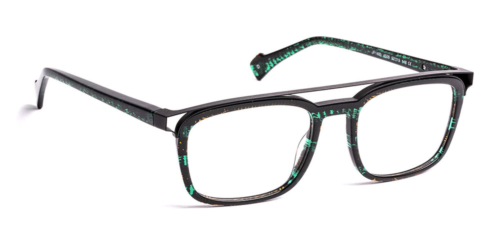 J.F. Rey® JF1485 JFR JF1485 4500 52 - 4500 Tissue Green/Orange/Matte Black Eyeglasses