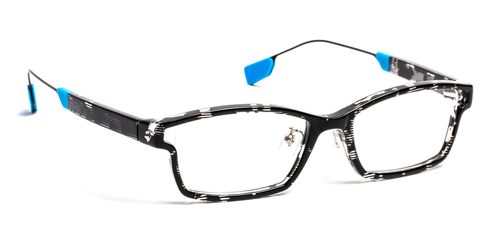 J.F. Rey® JF1504 JFR JF1504 0520 55 - 0520 Demi Black/Blue Eyeglasses