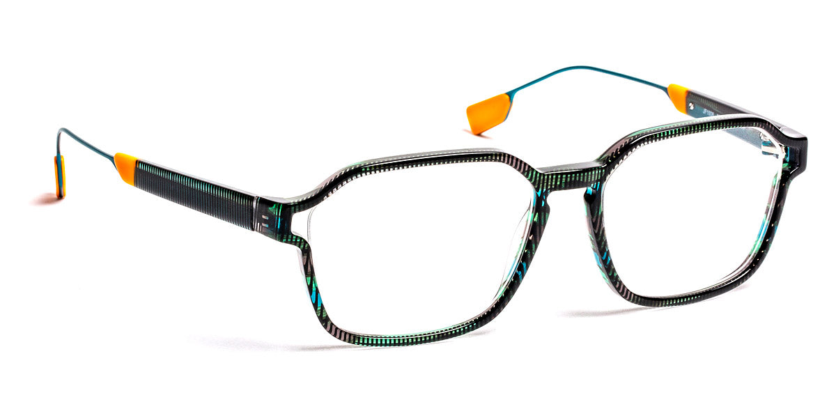 J.F. Rey® JF1506 JFR JF1506 2562 57 - 2562 Blue Pixel/Orange Eyeglasses
