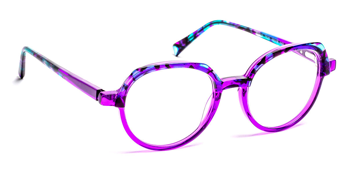 J.F. Rey® JF1512 JFR JF1512 7525 49 - 7525 Purple/Demi Blue Eyeglasses