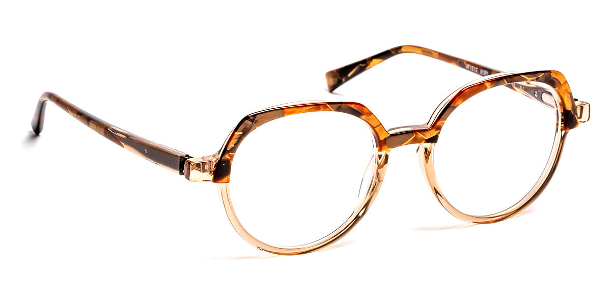 J.F. Rey® JF1512 JFR JF1512 9095 49 - 9095 Transparent Brown/Brown Lace Eyeglasses