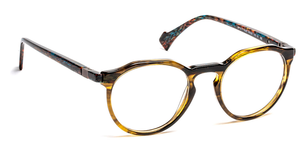 J.F. Rey® JF1517 JFR JF1517 4525 49 - 4525 Dark Green/Tissue Blue Eyeglasses