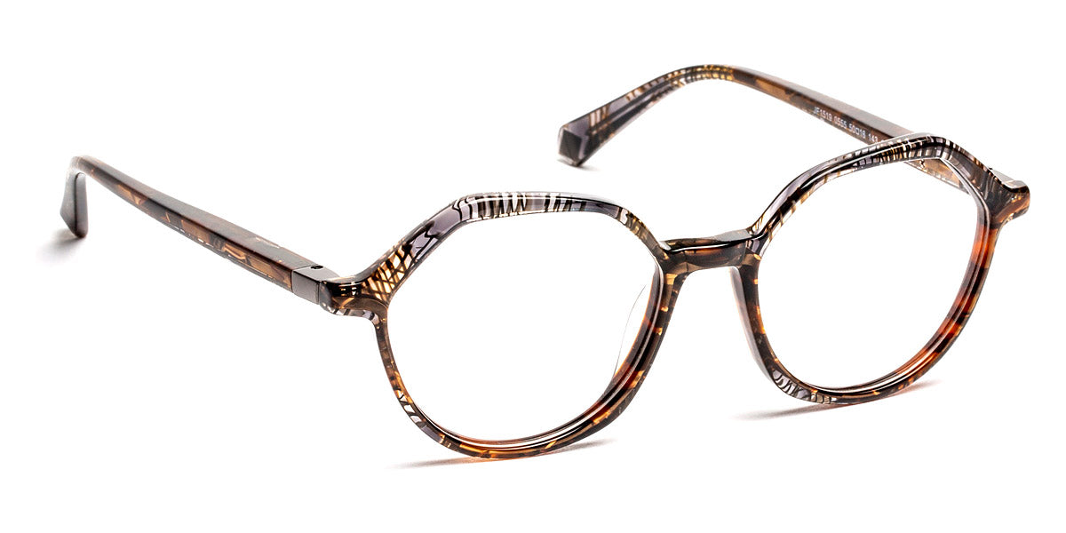 J.F. Rey® JF1519 JFR JF1519 0555 50 - 0555 Gray Garden/Demi Light Brown Eyeglasses
