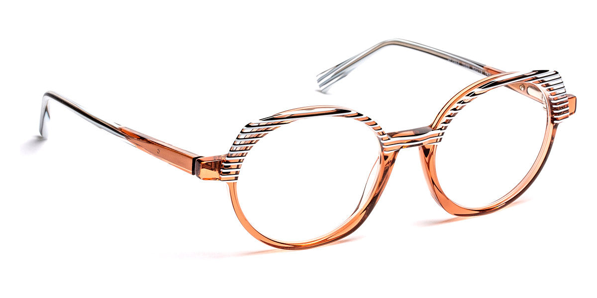 J.F. Rey® JF1523 JFR JF1523 1089 52 - 1089 Brown/Strips Black/White Eyeglasses