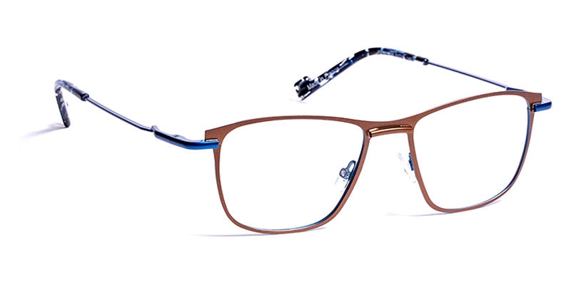J.F. Rey® JF2761 JFR JF2761 6525 51 - 6525 Dark Brown/Blue Eyeglasses