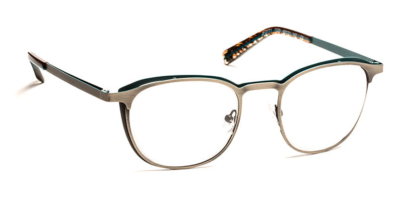 J.F. Rey® JF2771 JFR JF2771 1020 49 - 1020 Brushed Silver/Turquoise Eyeglasses