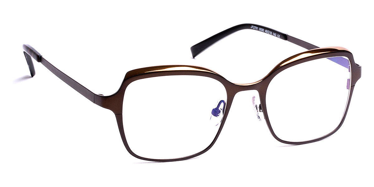 J.F. Rey® JF2781 JFR JF2781 9090 49 - 9090 Satin Brown/Shiny Brown Eyeglasses