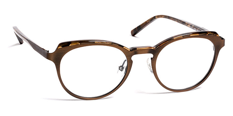 J.F. Rey® JF2791 JFR JF2791 9590 48 - 9590 Brushed Brown/Brown Demi Eyeglasses