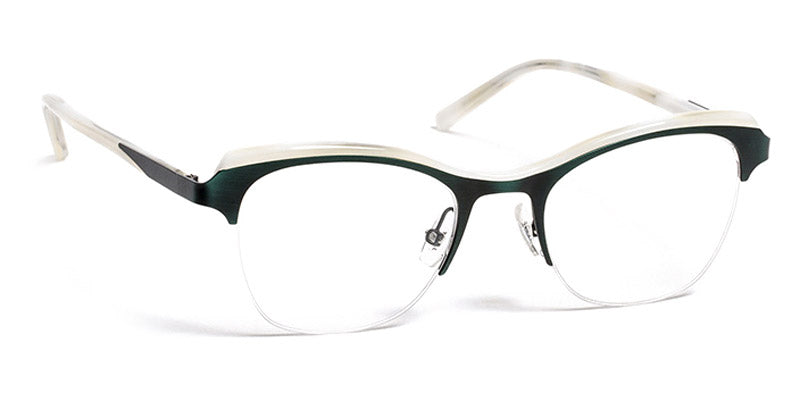 J.F. Rey® JF2793 JFR JF2793 4512 49 - 4512 Brushed Green/Cream Eyeglasses