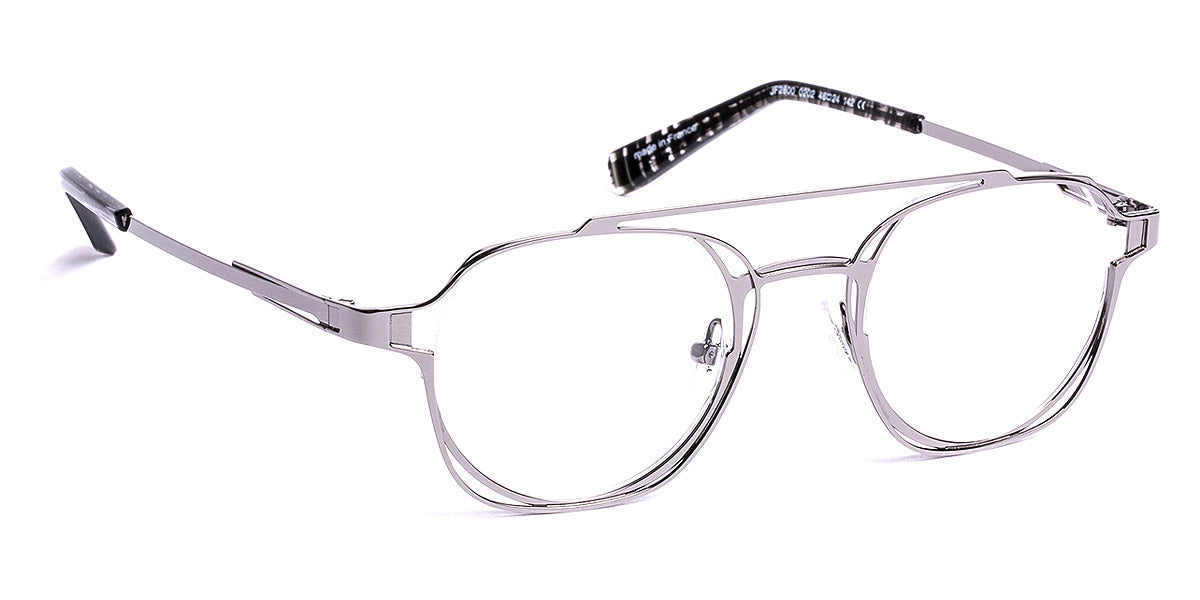 J.F. Rey® JF2800 JFR JF2800 0202 46 - 0202 Shiny Ruthenium Eyeglasses