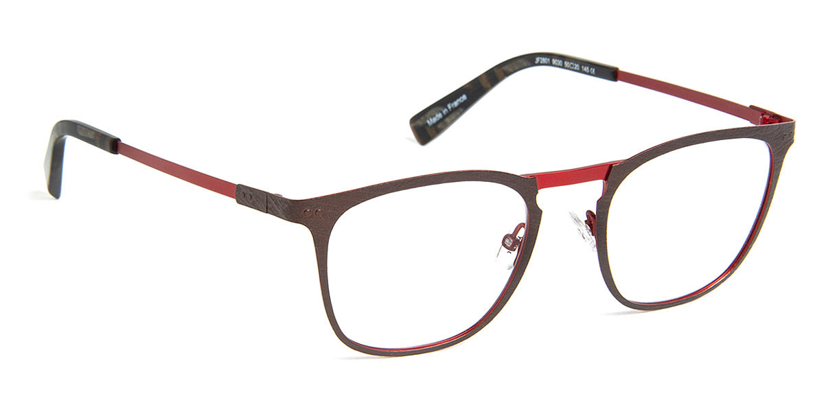 J.F. Rey® JF2801 JFR JF2801 9030 50 - 9030 Brown/Red Eyeglasses