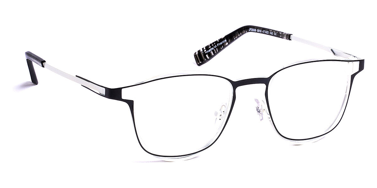 J.F. Rey® JF2808 JFR JF2808 0010 47 - 0010 Black/White Eyeglasses