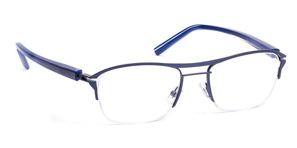 J.F. Rey® JF2817 JFR JF2817 2500 51 - 2500 Blue Jeans/Black Eyeglasses