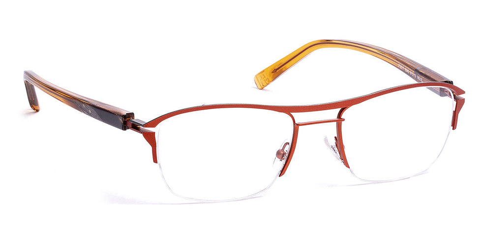 J.F. Rey® JF2817 JFR JF2817 6045 51 - 6045 Brick/Khaki Eyeglasses