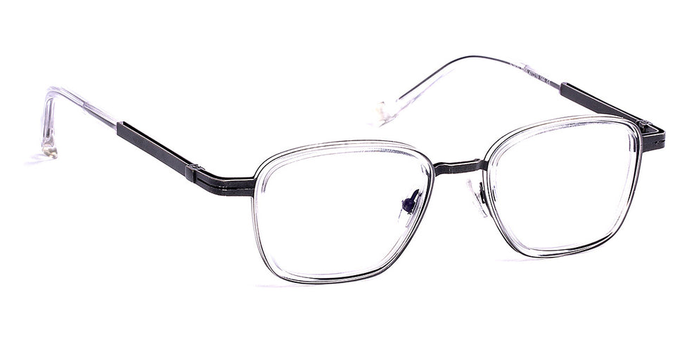 J.F. Rey® JF2820 JFR JF2820 1005 47 - 1005 Crystal/Antic Silver Eyeglasses