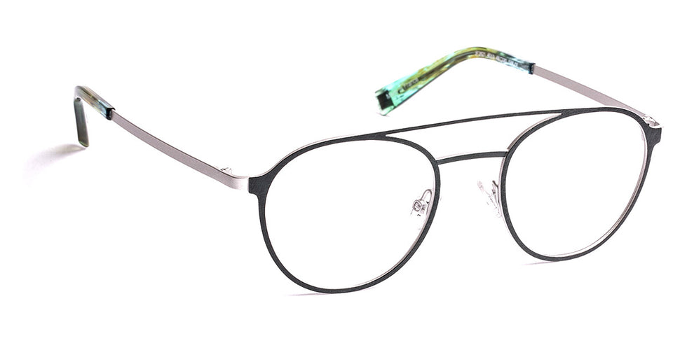 J.F. Rey® JF2821 JFR JF2821 4013 48 - 4013 Green/Silver Eyeglasses