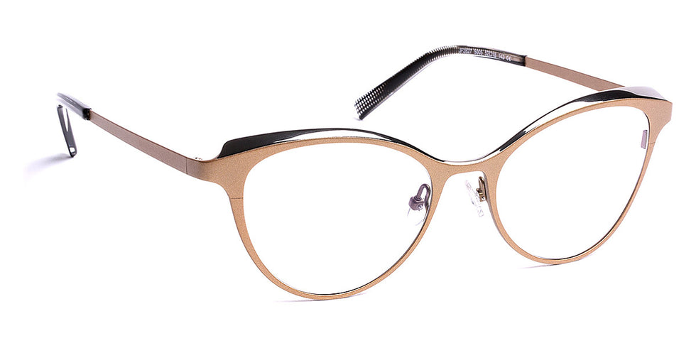J.F. Rey® JF2827 JFR JF2827 5005 52 - 5005 Satin Gold/Shiny Gunmetal Eyeglasses