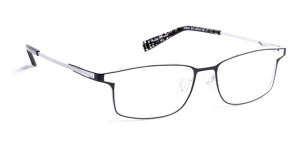 J.F. Rey® JF2842 JFR JF2842 0010 54 - 0010 Black/White Eyeglasses