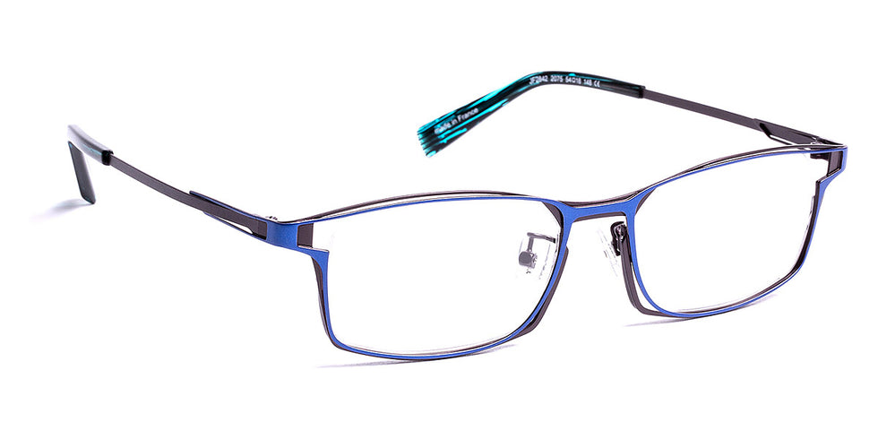 J.F. Rey® JF2842 JFR JF2842 2075 54 - 2075 Blue/Plum Eyeglasses